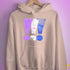 Drag Pride Grunge Exclamation Points Hoodie - Light Pink